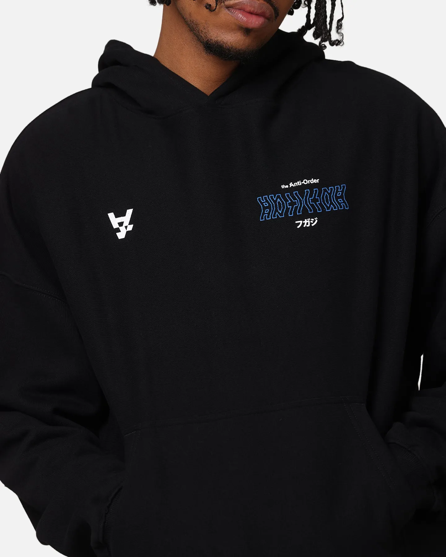 Die Anti-Order-Freedom-Boxy-Hoodie Schwarz