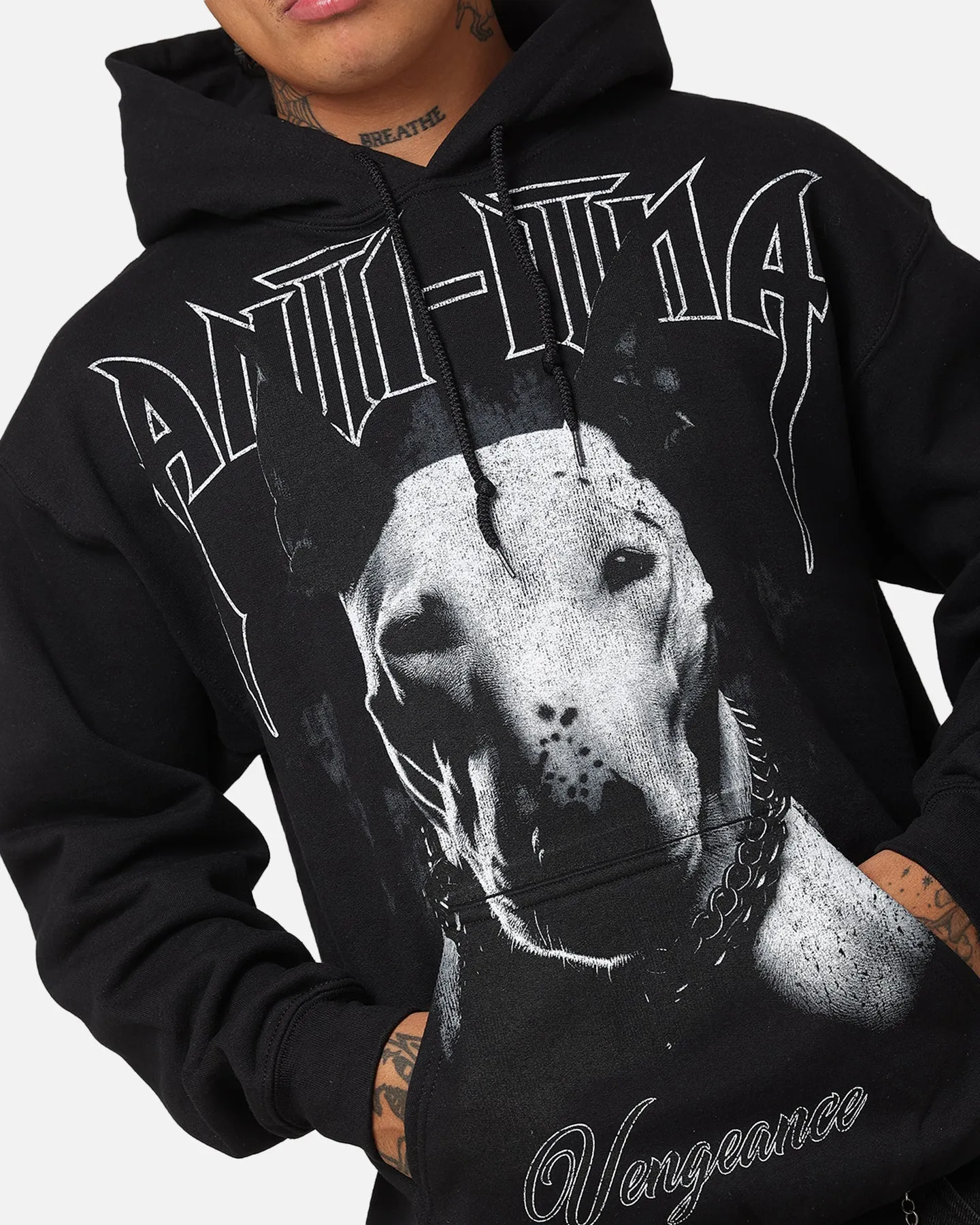 Die Anti-Order-Rache-Hoodie Schwarz