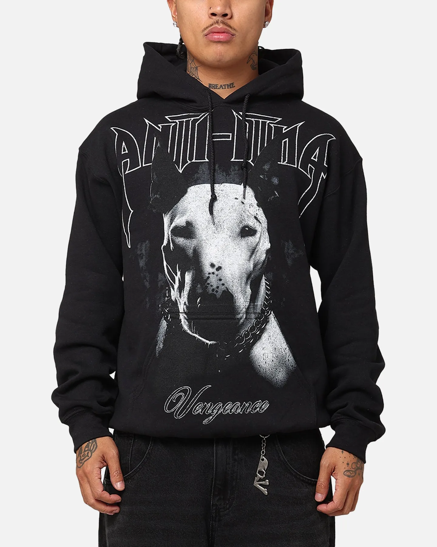 Die Anti-Order-Rache-Hoodie Schwarz