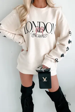 Der London Life Graphic Sweatshirt (Elfenbein)