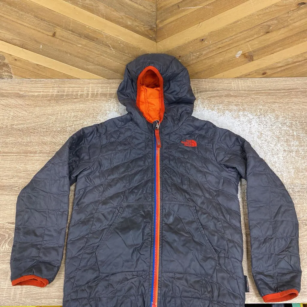 The North Face The North Face - ThermoBall Kapuzenjacke für Kinder - UVP 170 $: Grau / Orange-Kinder-6