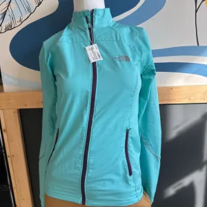 The North Face The North Face - Damen Windbreaker Jacke mit vollem Reißverschluss - UVP 120 $: Minzgrün/Hellblau-Damen-XS