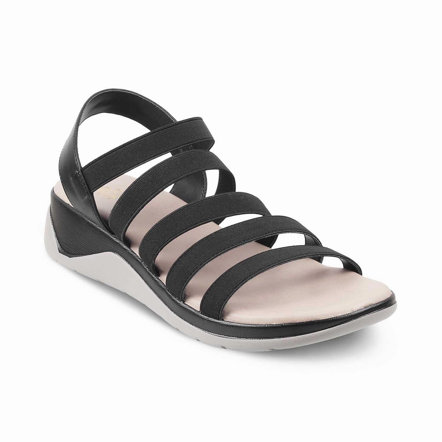 Die Cab Black Damen Freizeit Keil Sandalen Tresmode