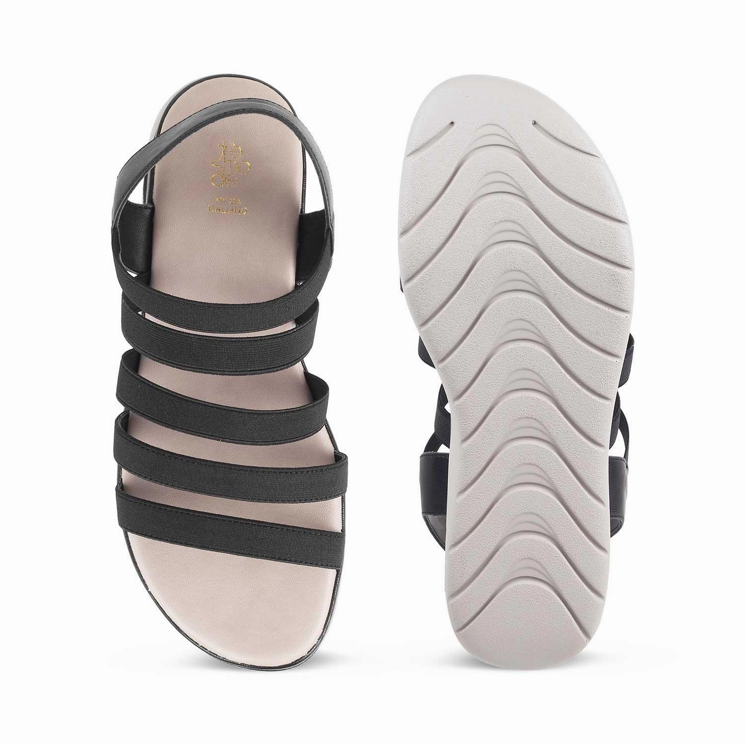 Die Cab Black Damen Freizeit Keil Sandalen Tresmode