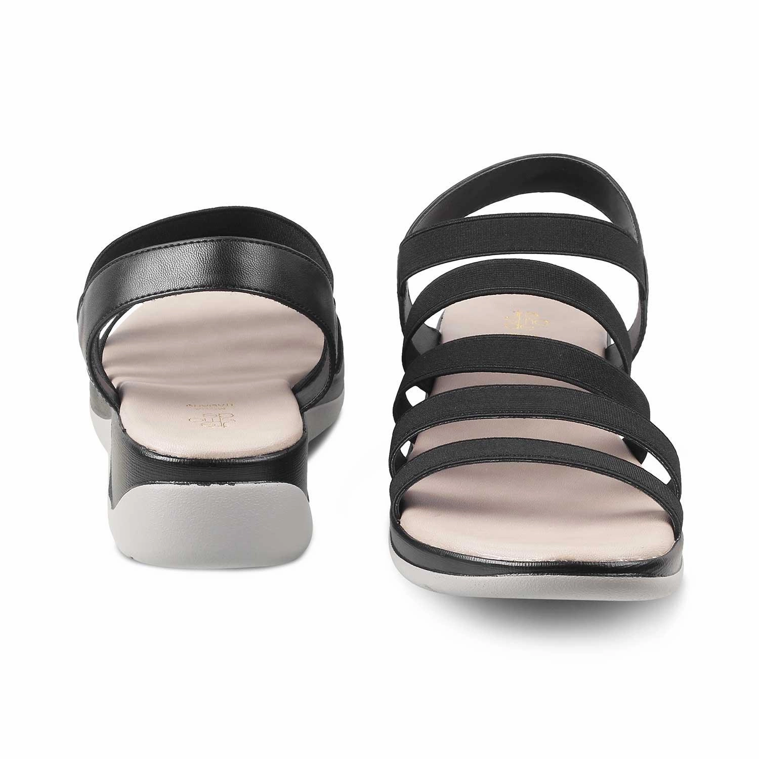 Die Cab Black Damen Freizeit Keil Sandalen Tresmode