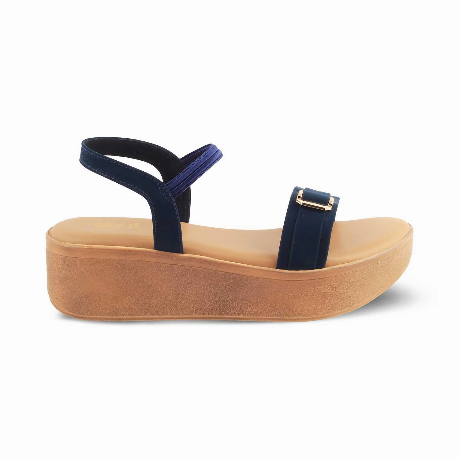 Die Caen Blue Damen Plateform Keil-Sandalen Tresmode