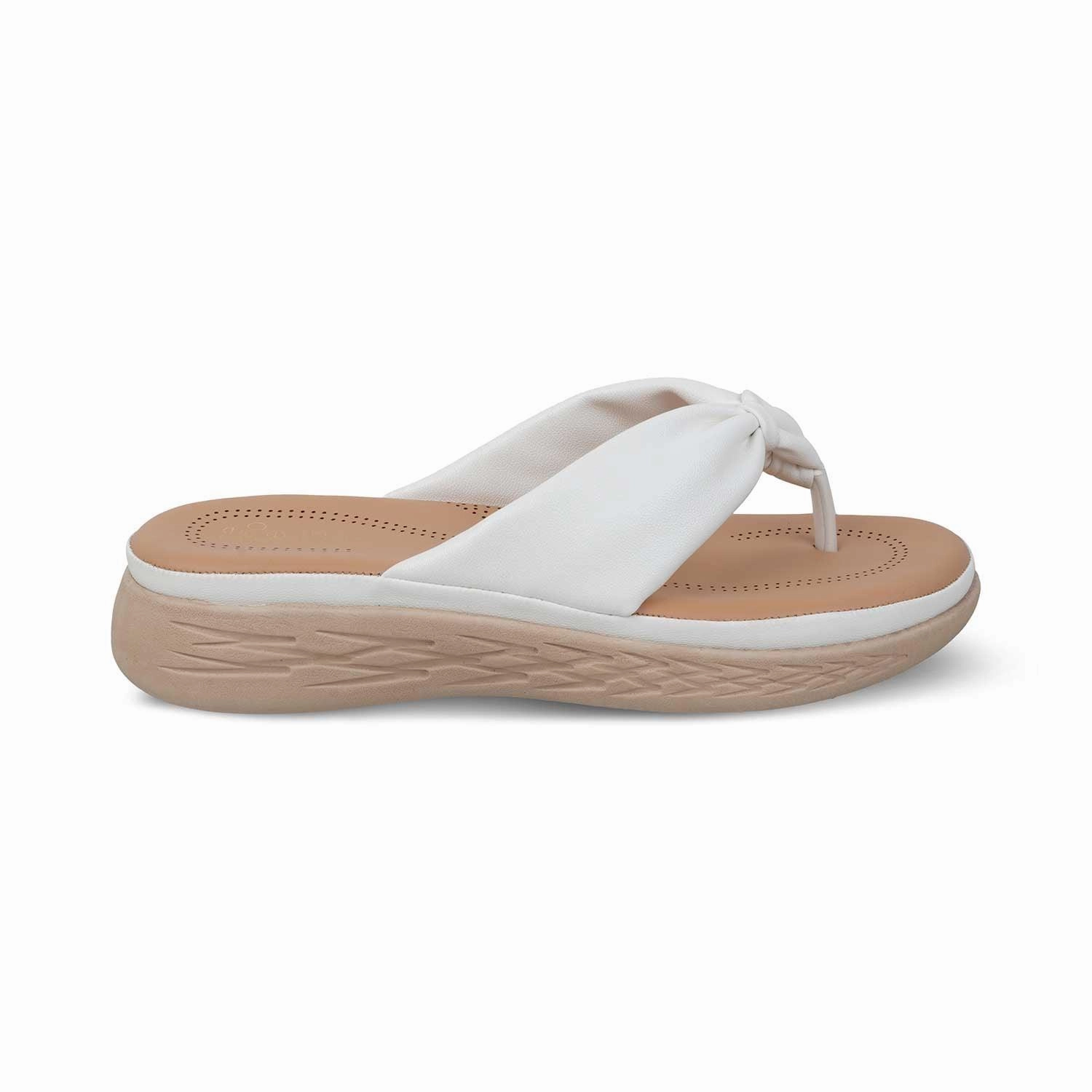 Die Habi White Damen Freizeit Keilabsatz Sandalen Tresmode