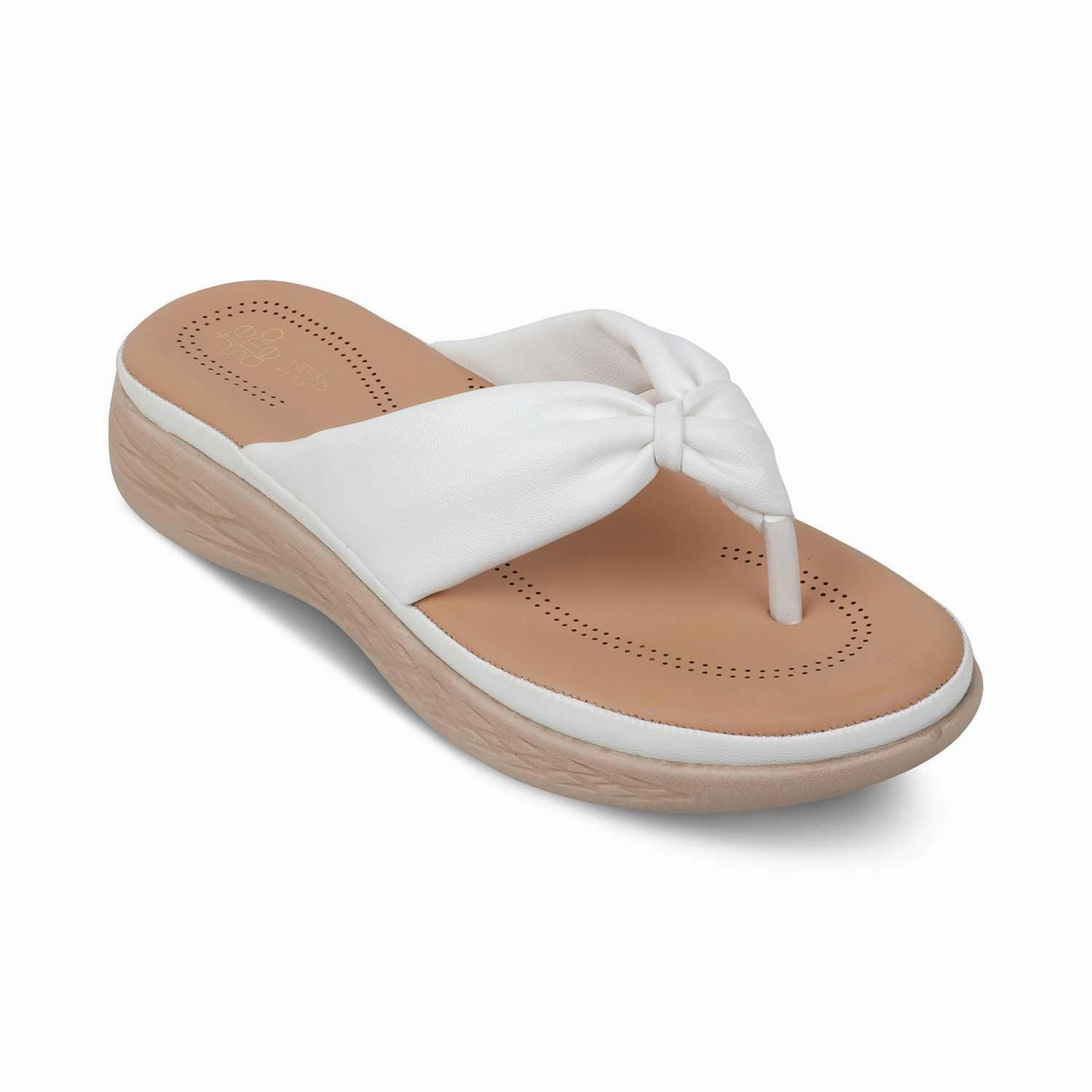 Die Habi White Damen Freizeit Keilabsatz Sandalen Tresmode