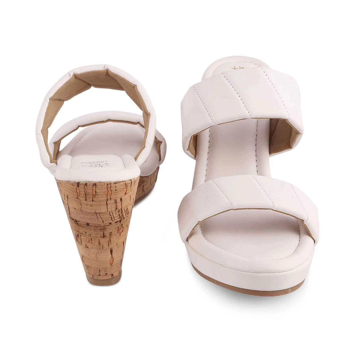 The Hacks White Women's Dress Wedge Sandals Tresmode