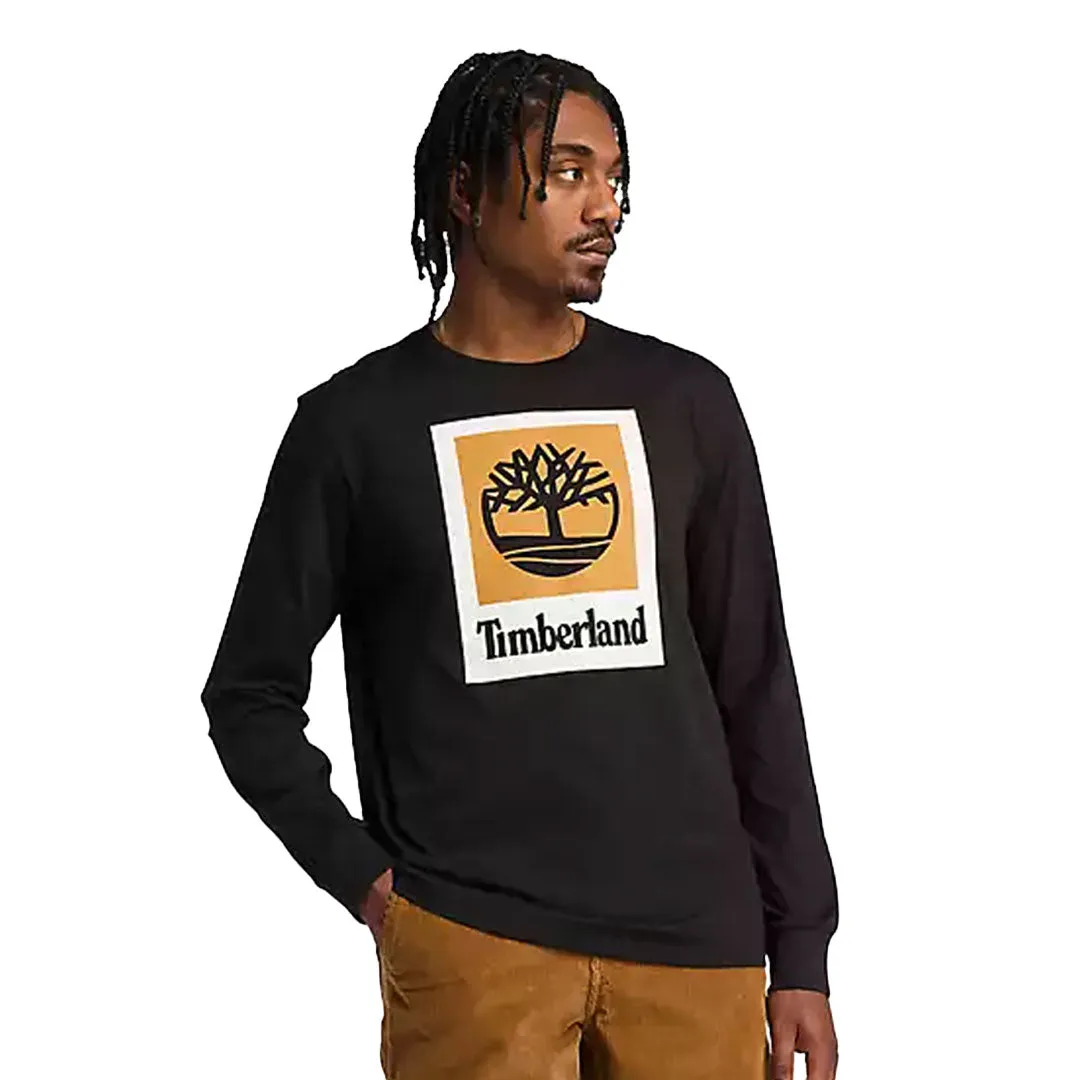 Timberland - Herren Langarm T-Shirt mit Stack Logo (TB0A5VBB 001)