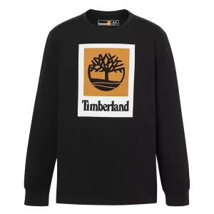 Timberland - Herren Langarm T-Shirt mit Stack Logo (TB0A5VBB 001)