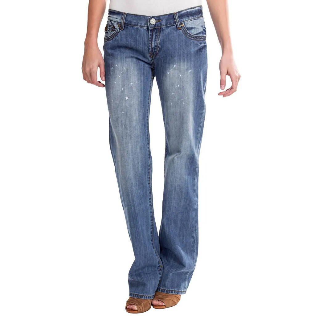 Tin Haul Mimi Spritzfarbe Bootcut Jeans
