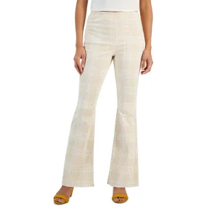 Tinseltown Damen Junior High Waist Raw Saum Schlagjeans