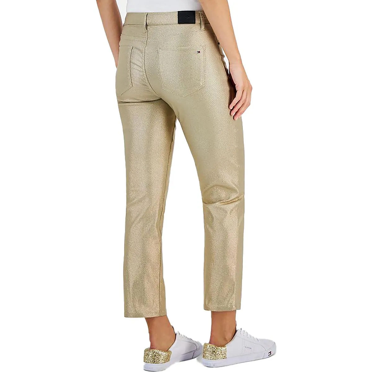 Tommy Hilfiger Damen Plus Metallic High Rise Skinny Jeans