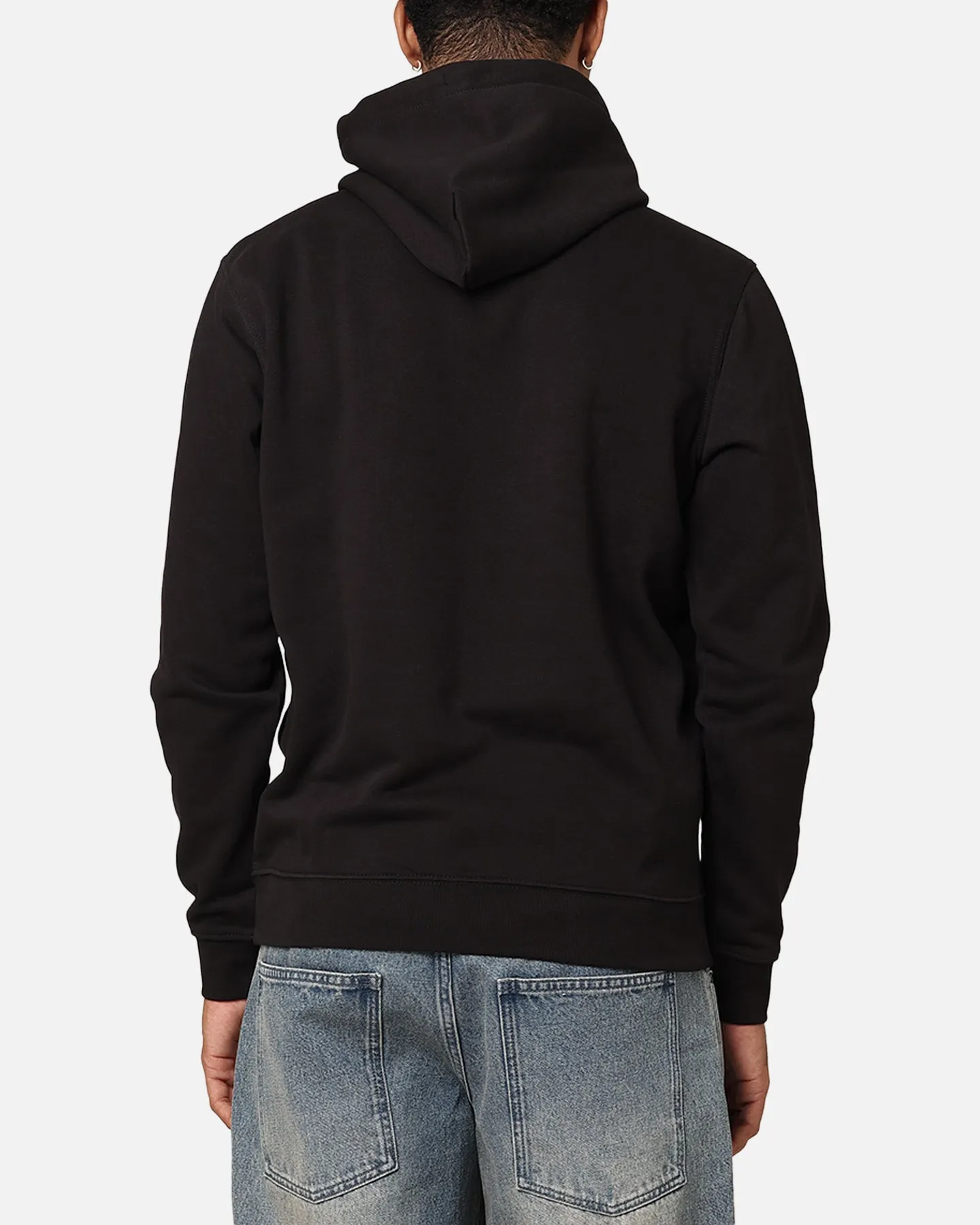 Tommy Jeans Reg Linear Logo Hoodie Schwarz
