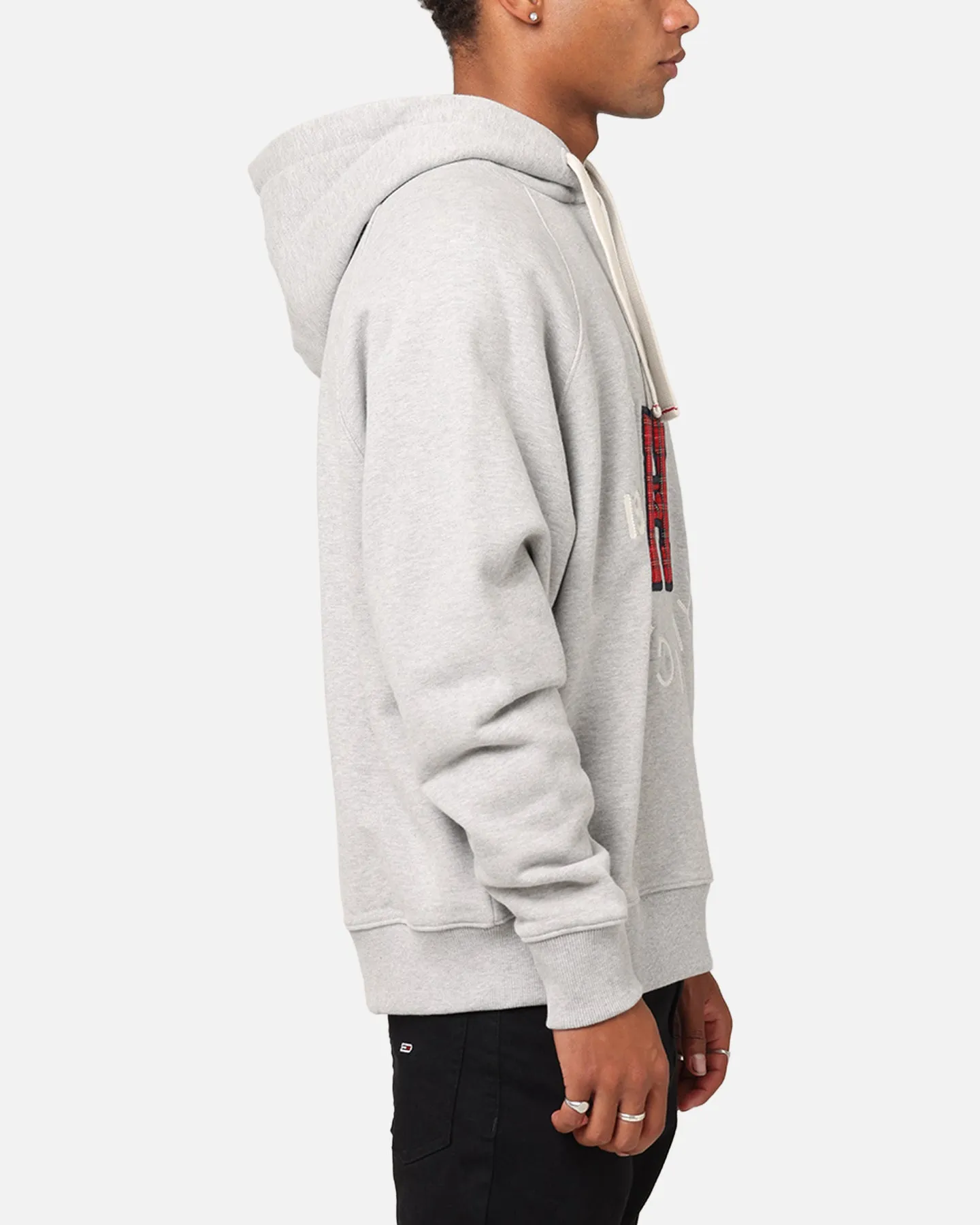Tommy Jeans Terry Hoodie Hellgrau Heat