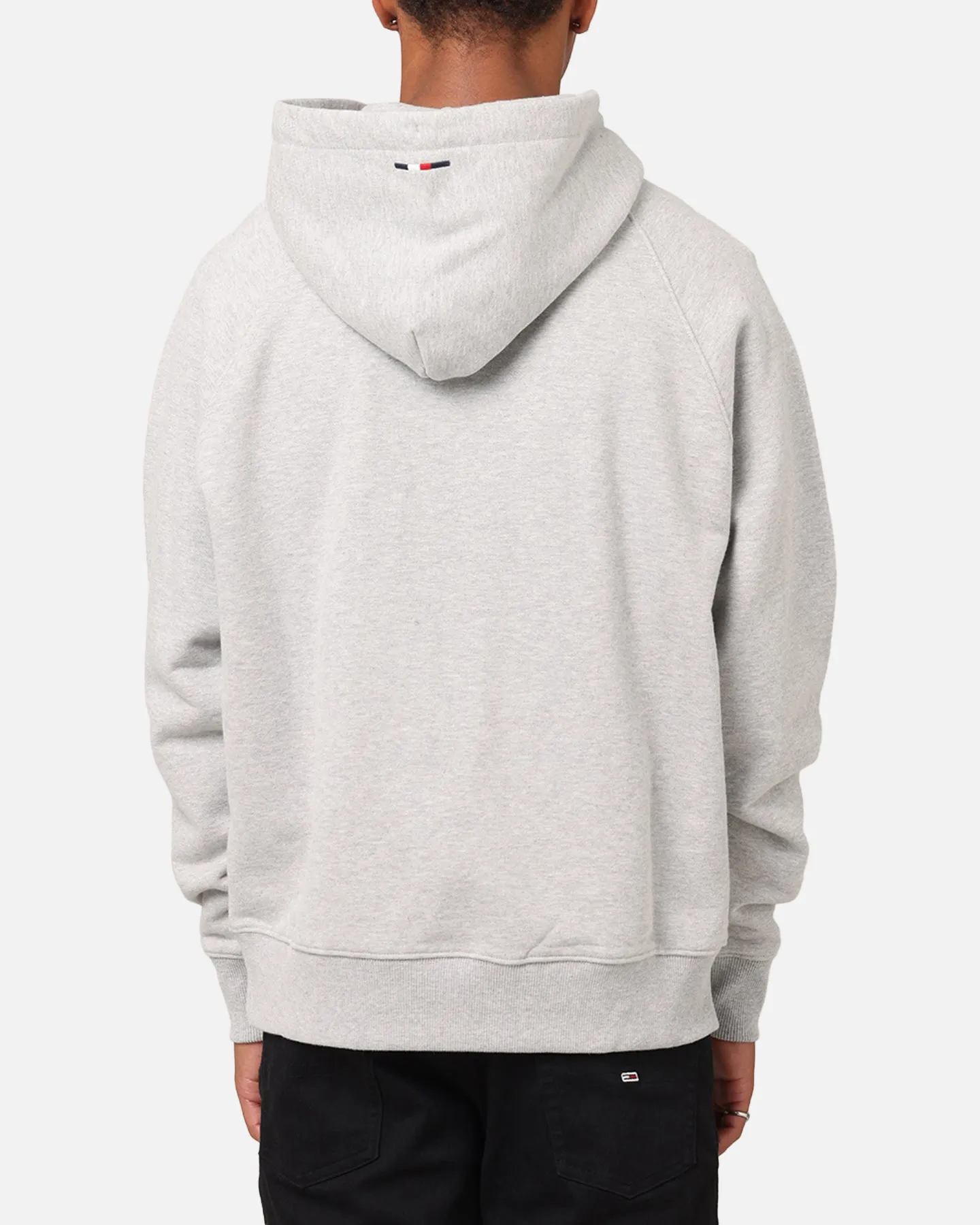 Tommy Jeans Terry Hoodie Hellgrau Heat