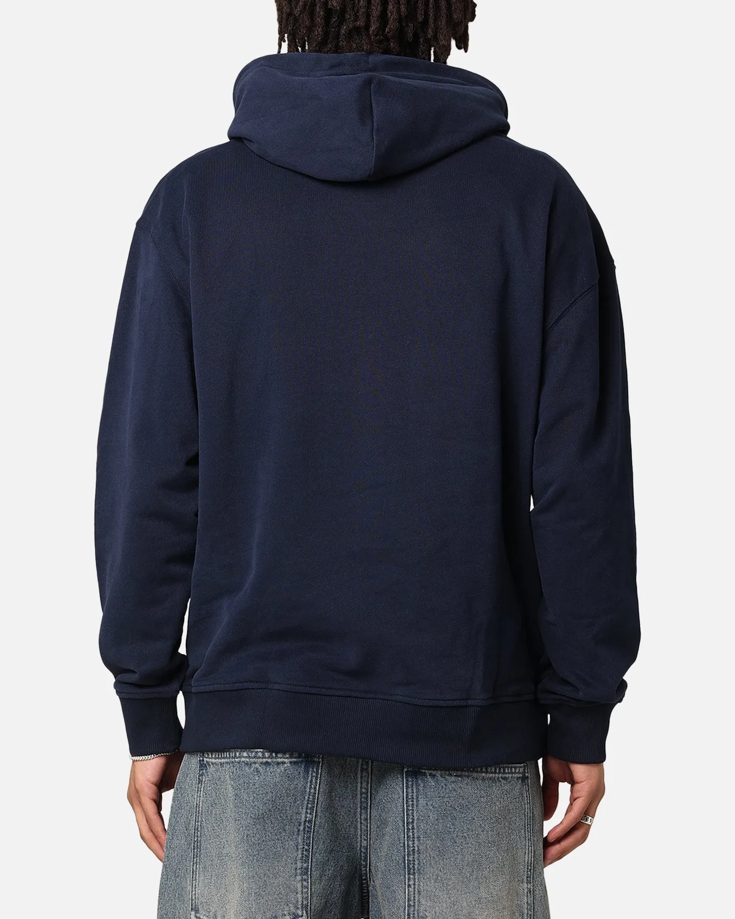 Tommy Jeans TJM Luxe Serif Relax Kapuzenpullover Dunkel Nachtblau