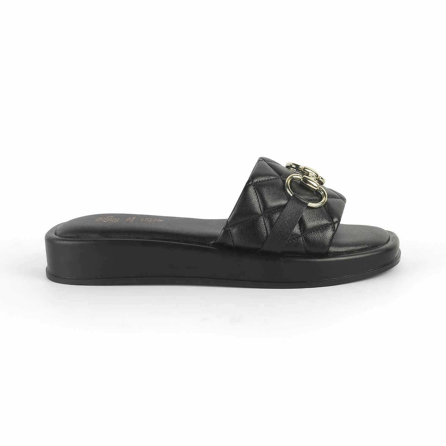 Tresmode Arezzo Schwarze Damen Freizeit Keilabsatzschuhe
