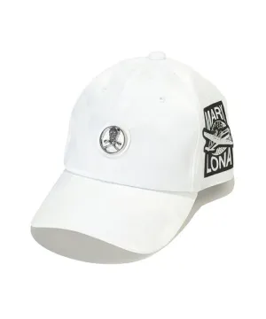 Unisex 6-teilige Bb Cap Weiß