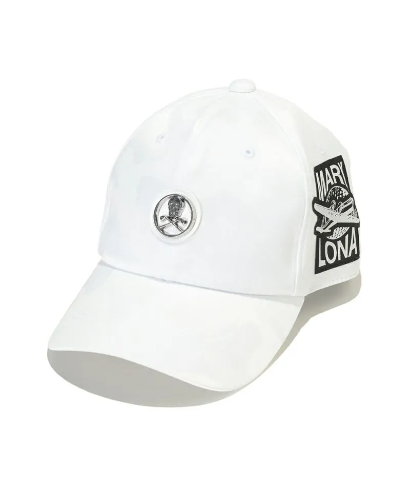 Unisex 6-teilige Bb Cap Weiß