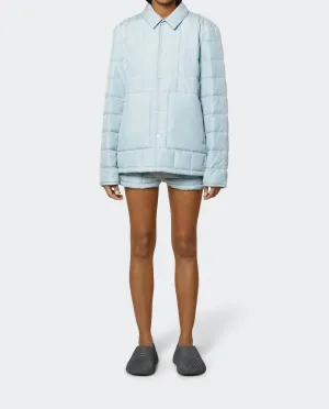 Unisex Futterhemd-Jacke in Himmelblau