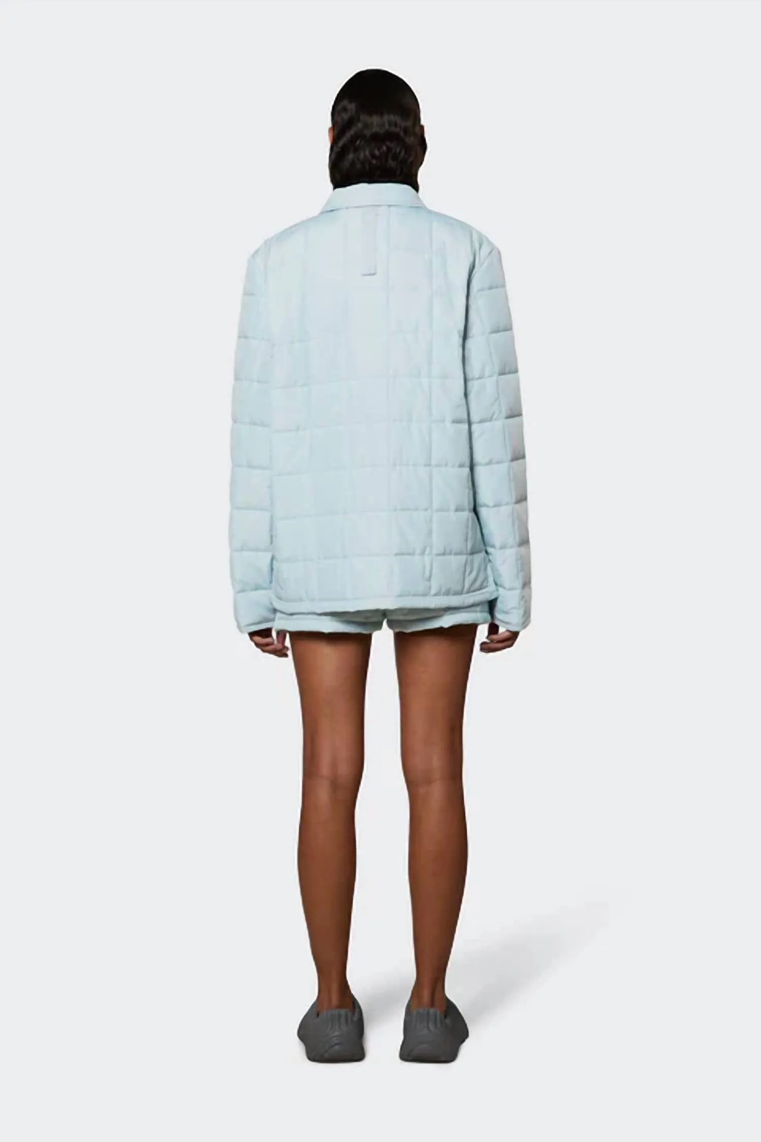 Unisex Futterhemd-Jacke in Himmelblau