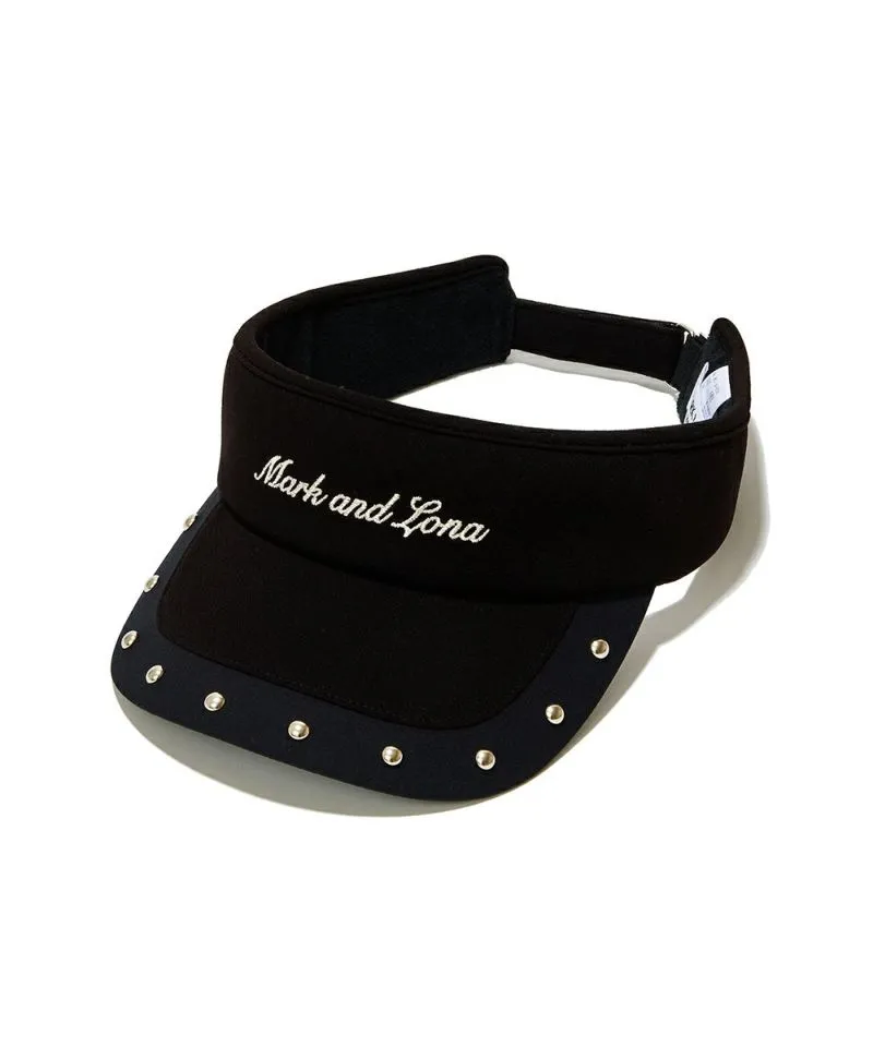Unisex Royal Stud Sonnenblende Schwarz