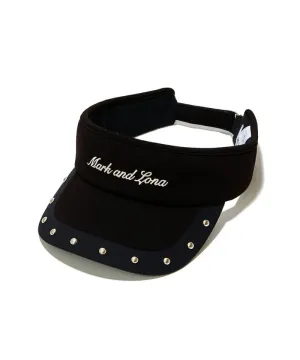 Unisex Royal Stud Sonnenblende Schwarz