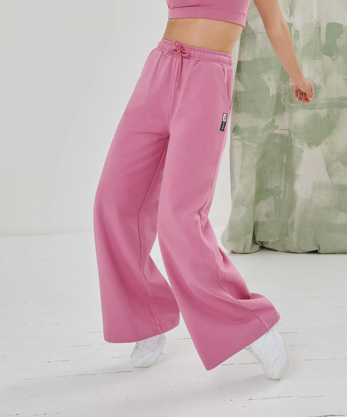 Vegane Damenmode Weite Jogginghosen | Mehrere Farben