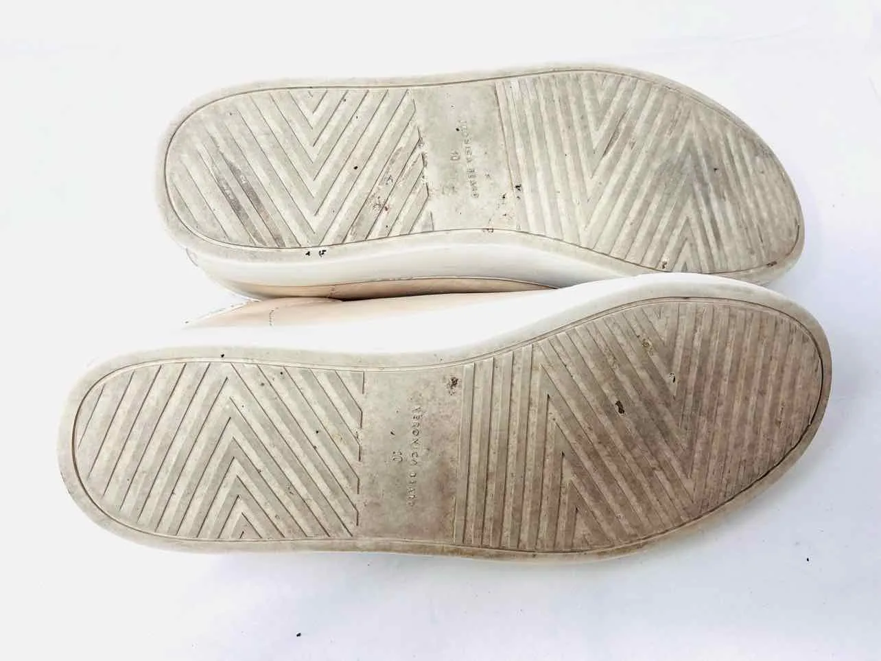 Veronica Beard Größe 10 Beige/Schwarz Blockierte Reptil-Optik AS IS Schuhe Sneaker