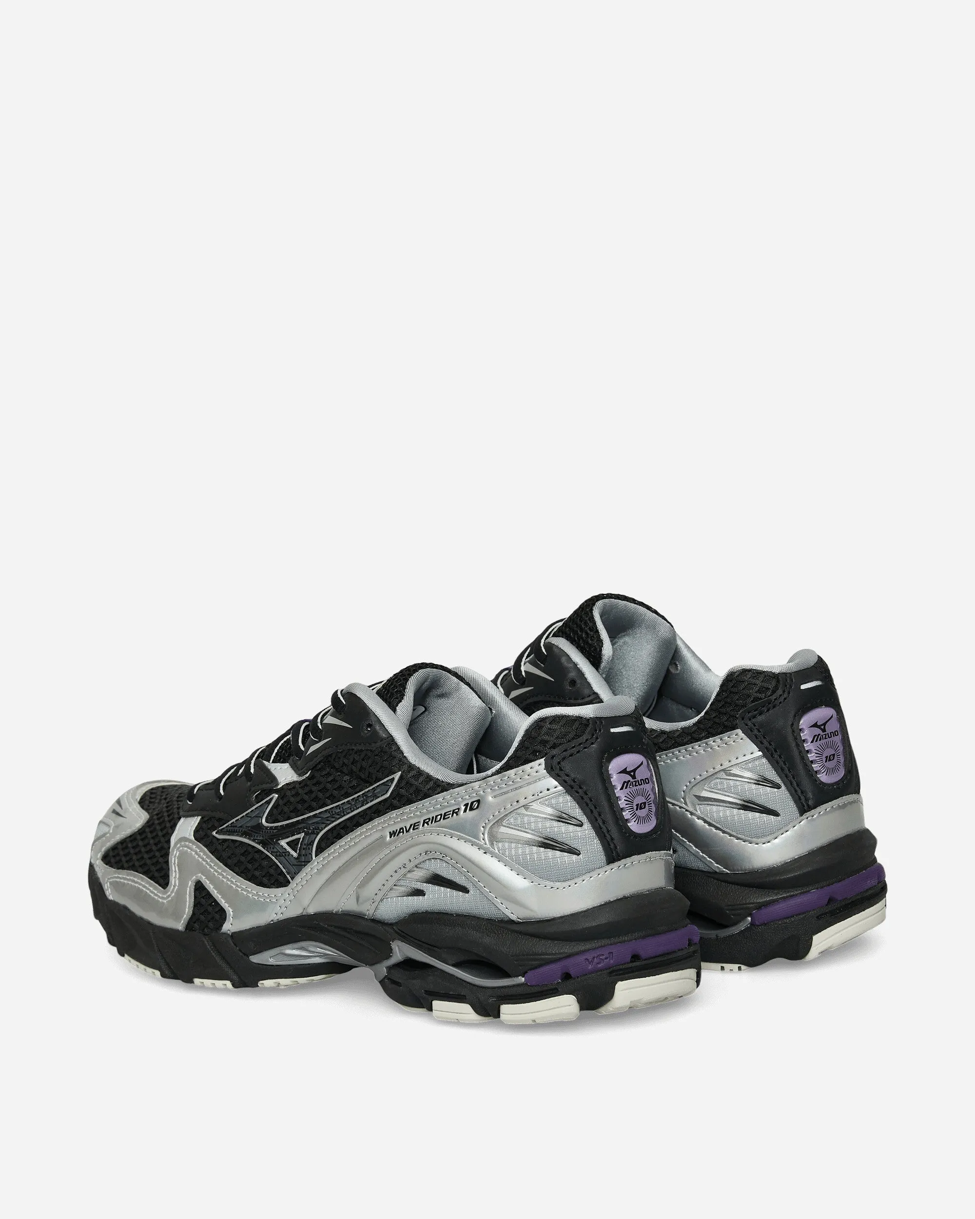 Wave Rider 10 Millennium Sneakers Schwarz / Silber / Lila Dunst