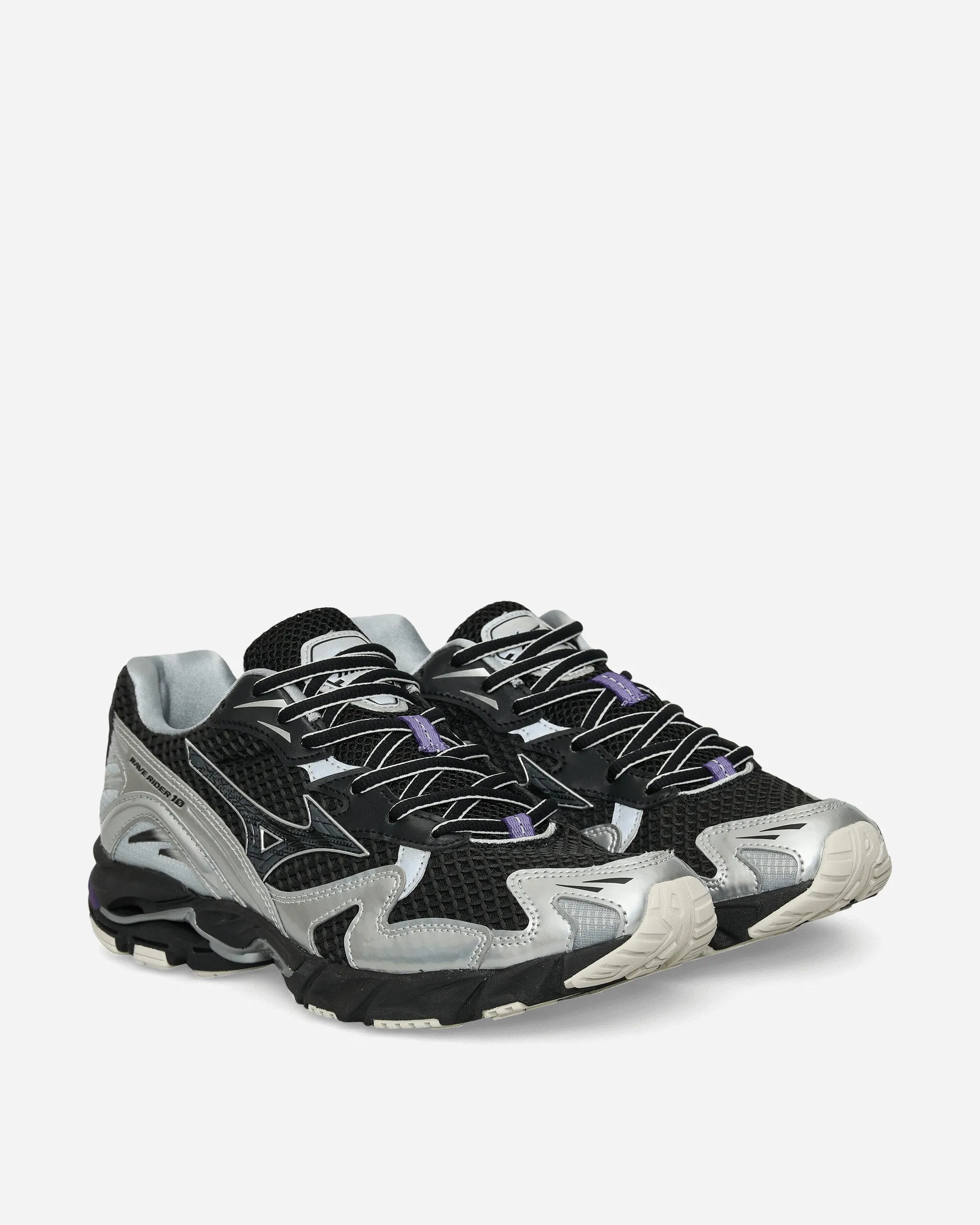 Wave Rider 10 Millennium Sneakers Schwarz / Silber / Lila Dunst