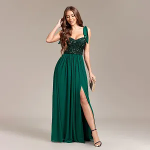 Abendkleid für Damen mit Pailletten Partykleid