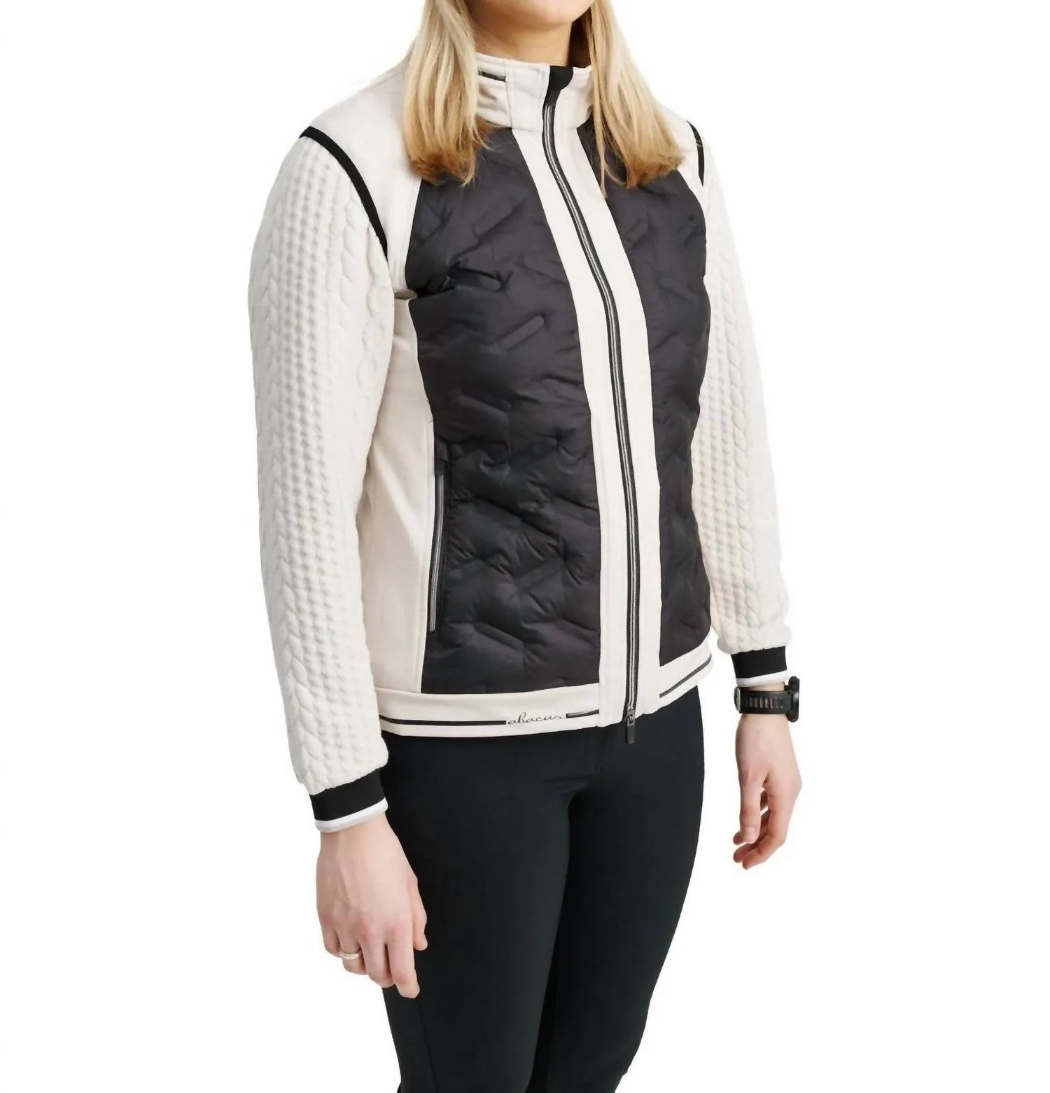 Women Grove Hybrid Weste In Schwarz Stein