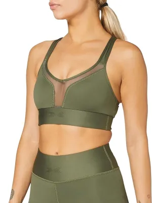 Damen Elevate Sport-BH, Olive