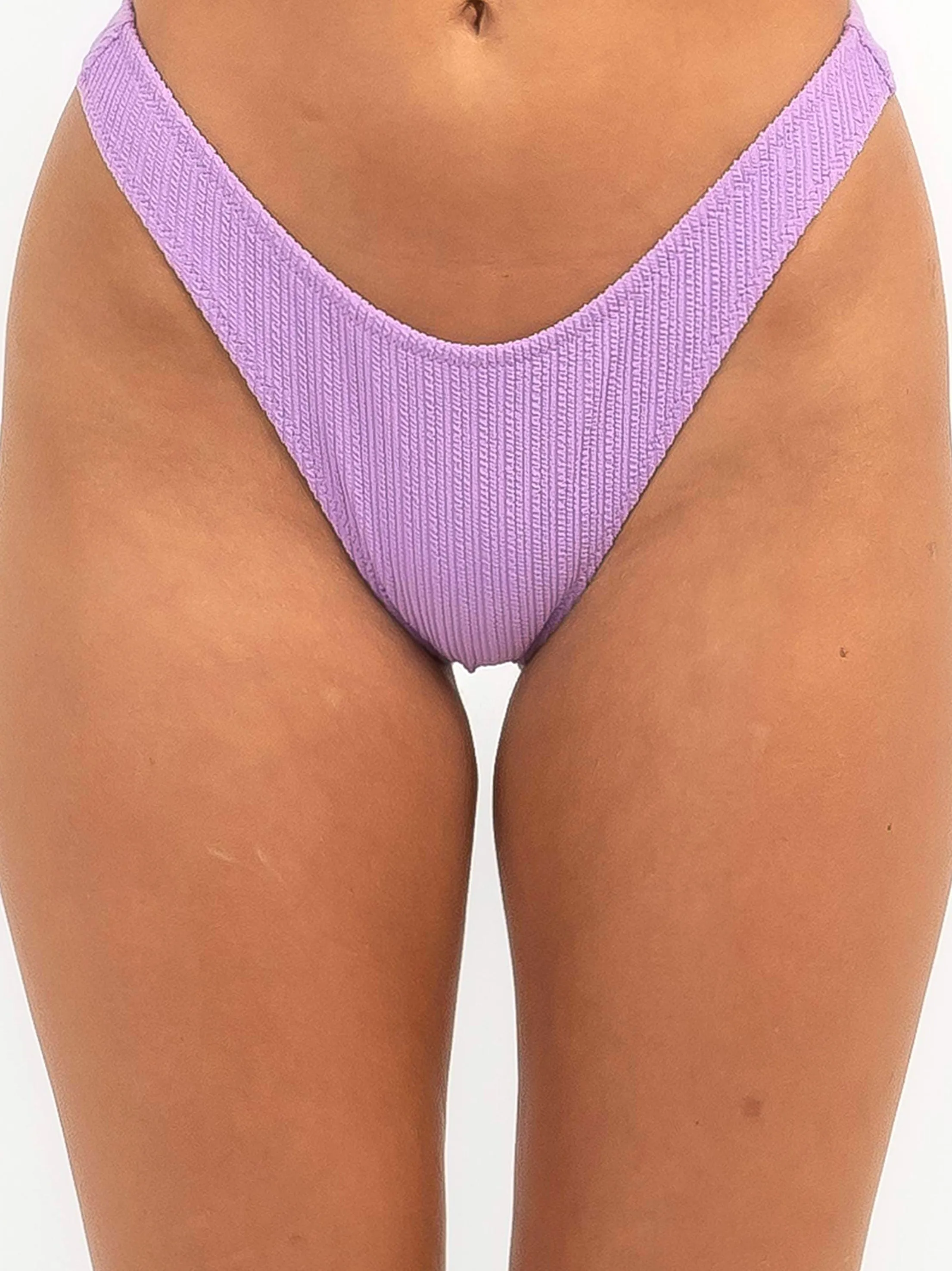 Damen-Gaze-Bikini-Unterteil, Lila