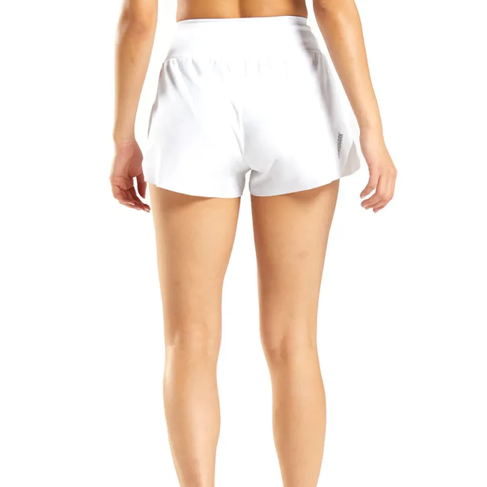 Damen-Sporthose mit hoher Taille, Weiß