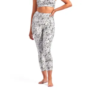 Damen Leggings mit Leopardenmuster, Weiß