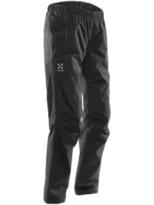 Damen-Ski-Hose mit Logo, wasserdicht, schwarz