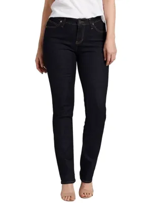 Damen-Jeans, einfarbig, Dunkelblau