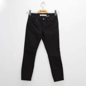 Damen Jeans mit mittlerer Taillenhöhe, schwarz