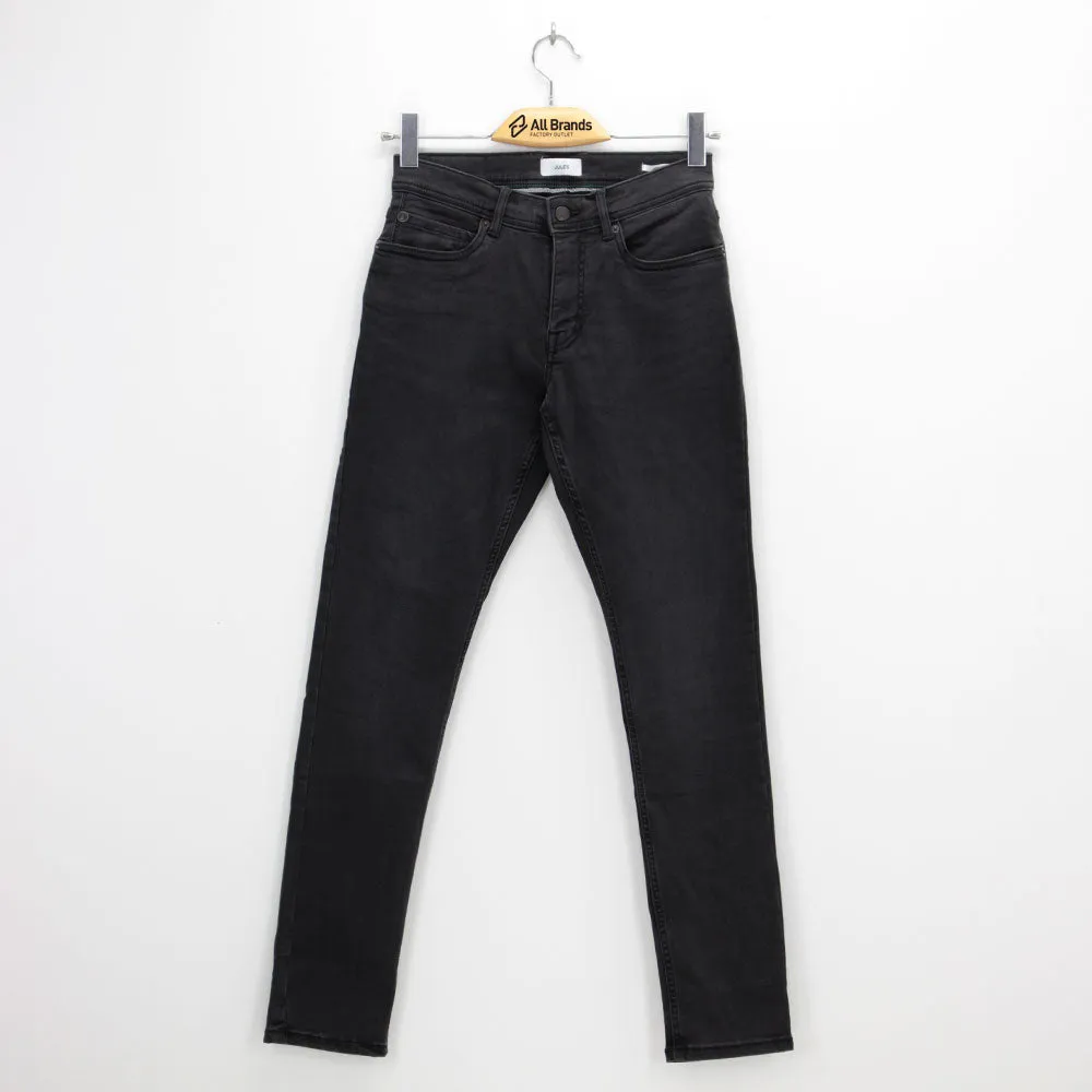 Damen Jeans mit mittlerer Taillenhöhe, schwarz