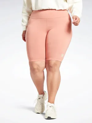 Damen-Schlichte Slim Fit Shorts, Hell Koralle