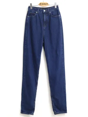 Damen-Jeans, Einfarbig, Marineblau