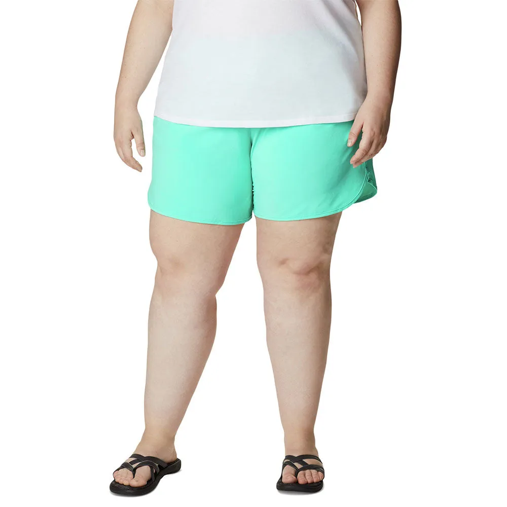 Damen Stretch Shorts in Übergröße, Grün