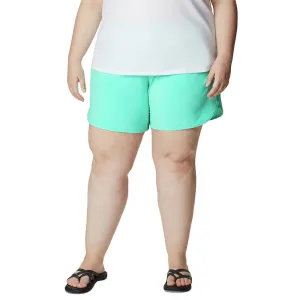 Damen Stretch Shorts in Übergröße, Grün