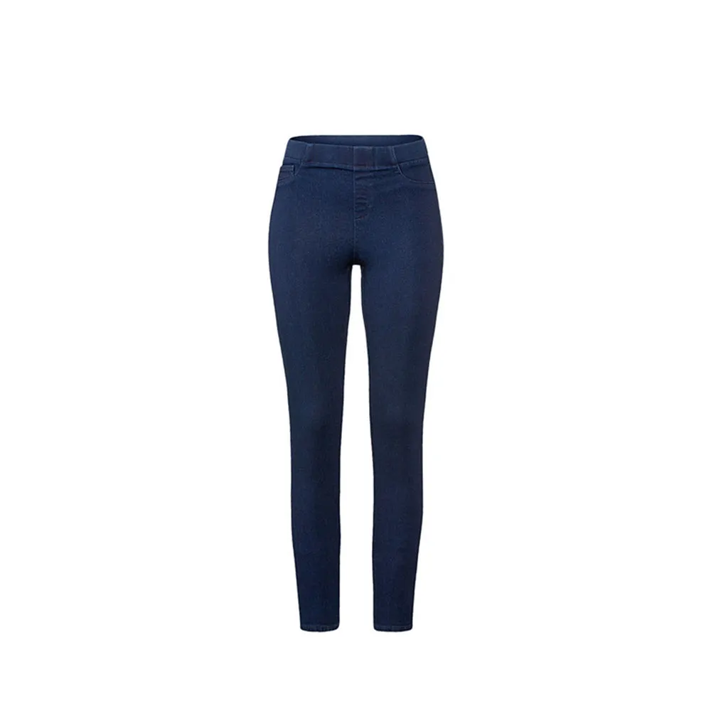 Damen-Lycra-Jeans zum Überziehen, Dunkelblau