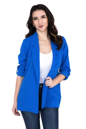 Damen Blazer mit lockerer Passform und offener Front