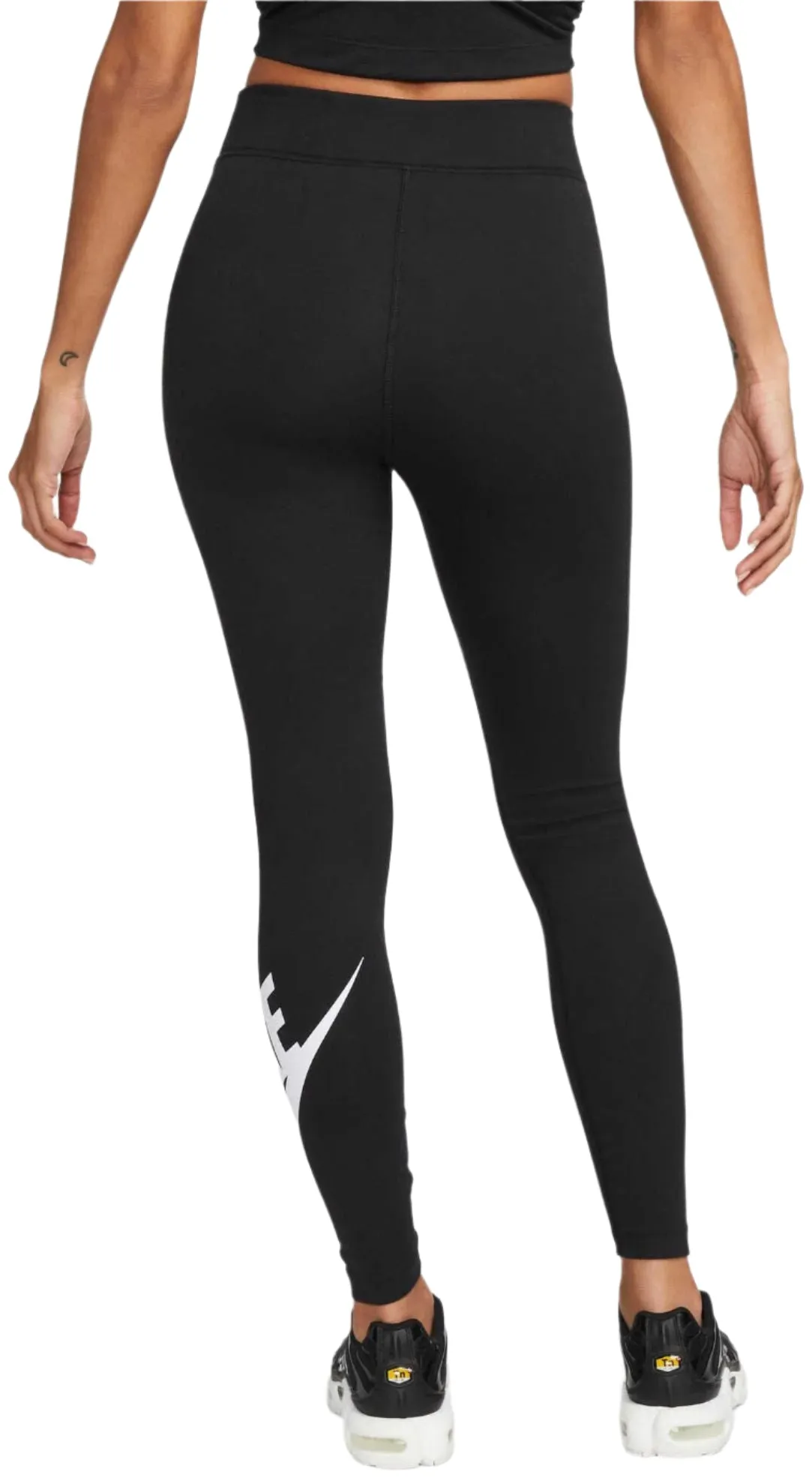 Klassische Damen-Sportbekleidung: Hochtaillierte Leggings mit Grafik